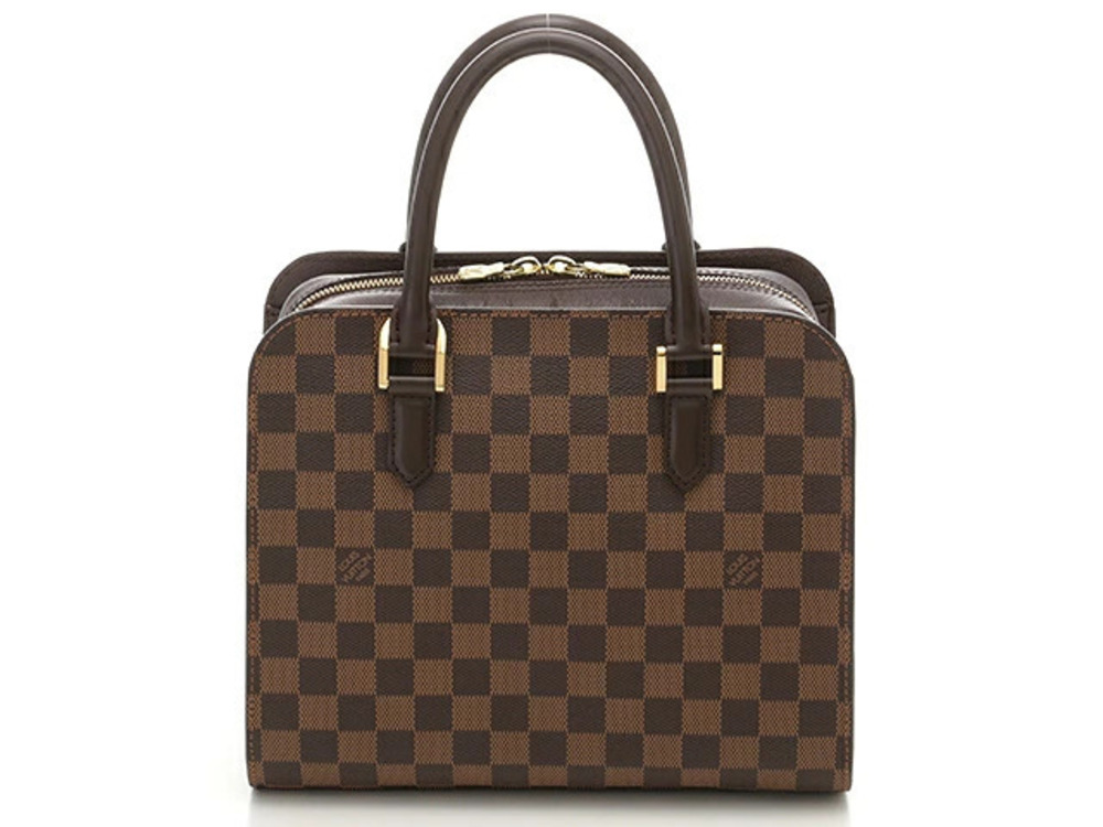 Louis Vuitton Triana Damier Handbag Brown